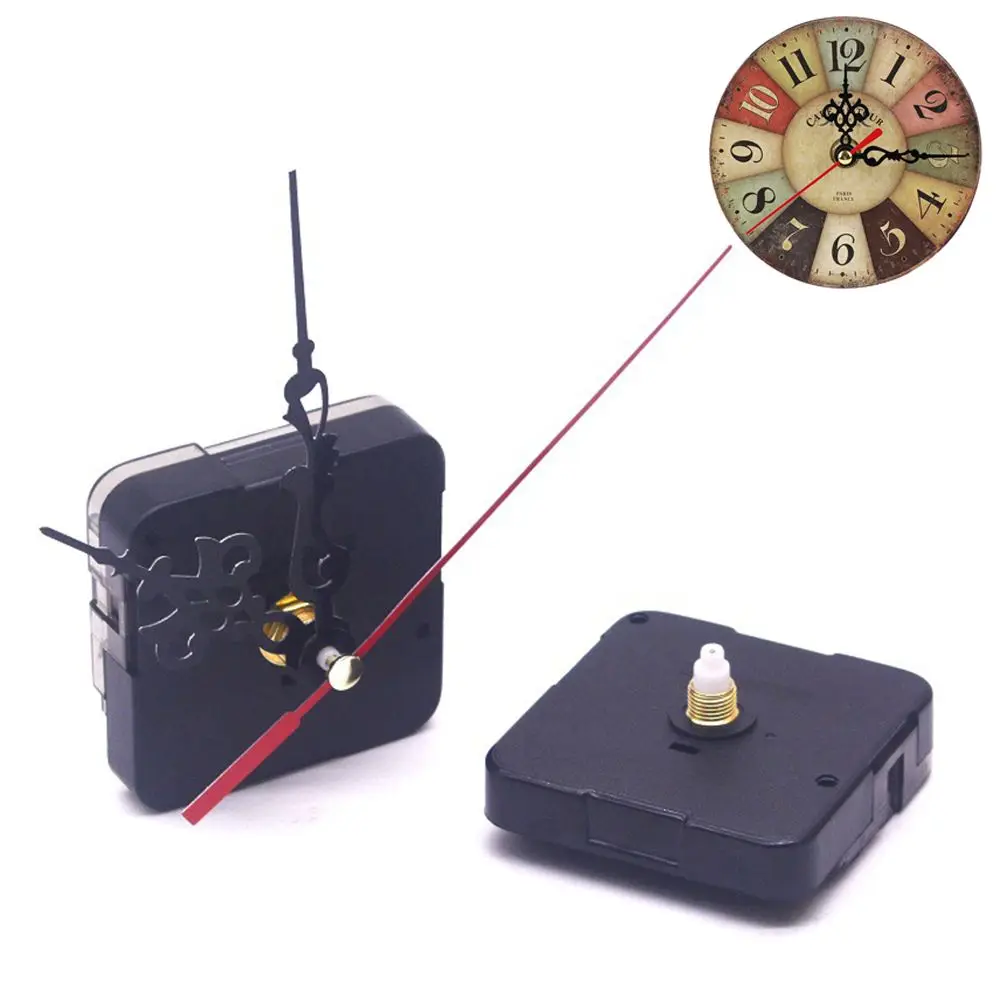 1 SET Silence Home Decor Replacement Tools Hour/Minute/Second Quartz Clock Parts Bell Accessories Movement Mechanism