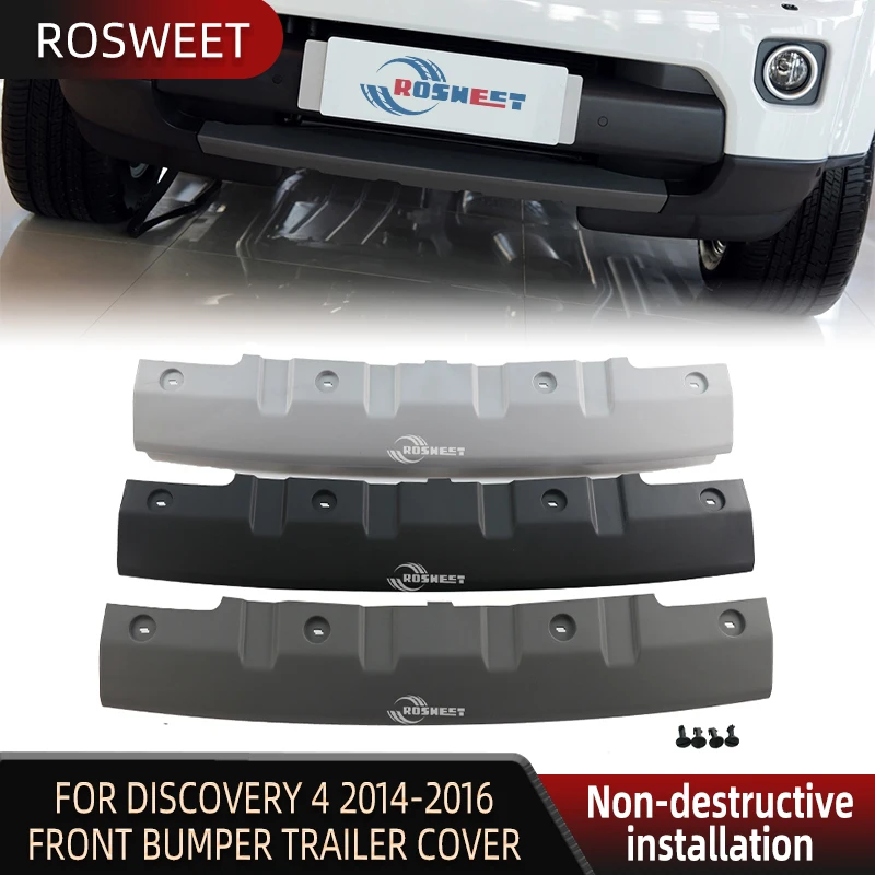 LR051330 Car Front Bumper Guard Board Plate Fit For Land Rover Disscovery 4 Accessories 2014 2015 2016 L319 Front Trailer Cover