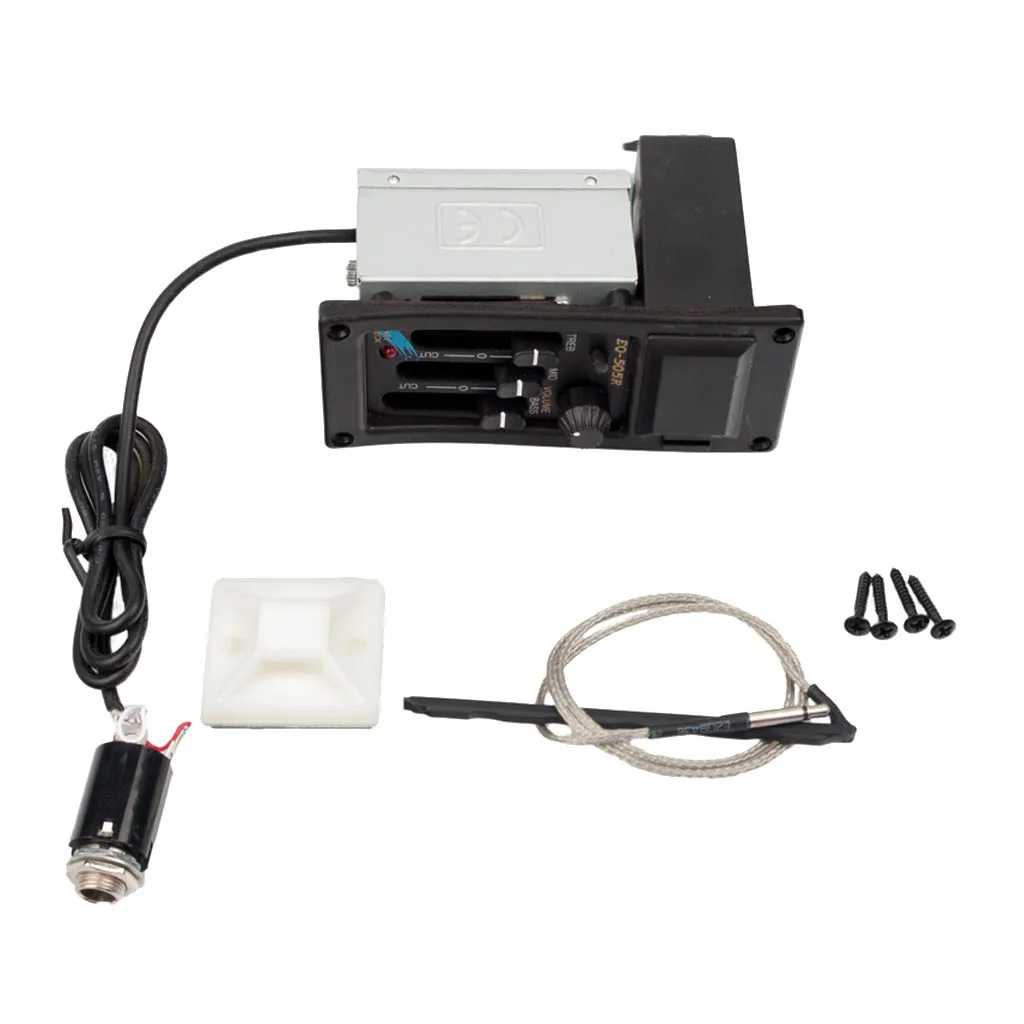 3 الفرقة الصوتية الغيتار Preamp EQ مكبر للصوت لأداء الغيتار