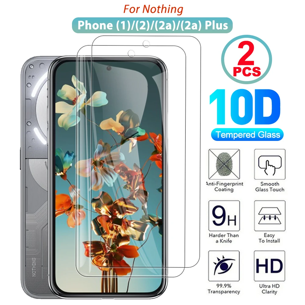 2pcs Phone2aplus glass screen protector For Nothing phone 2a plus 1 2 phone2a plus CMF phone 1 Phone1 protective tempered glass