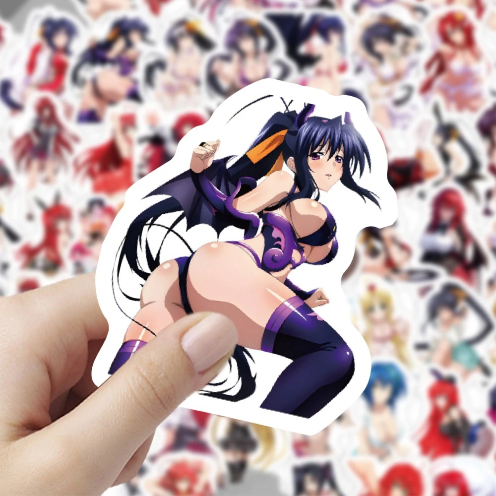 

10/30/60pcs Japanese Anime High School DxD Stickers Rias Gremory Cartoon Decals DIY Laptop Phone Luggage Sexy Girl Sticker Decor