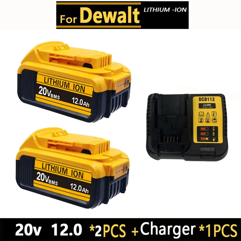.Original for DEWALT 20v/60V battery DCB606 DCB609 DCB182 DCB205 DCB206 DCB209 power tool 18V batter