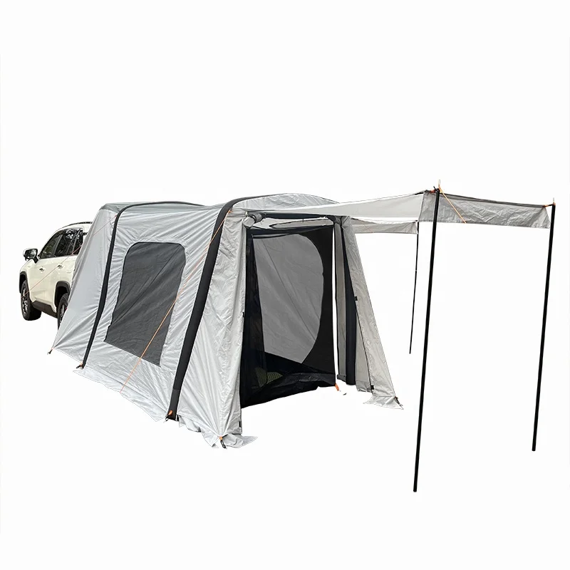 

Outdoor Camping Free Construction Travel Air Inflatable Car Rear Tent Can Be Customized Color Logo