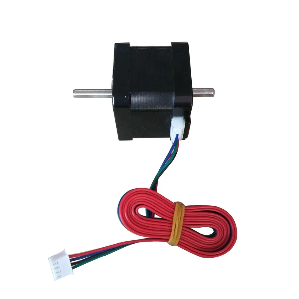 Nema17 42mm Double Shaft Stepping Motor 0.55NM 1.68A Stepper Motor JL42STH40-1684BC
