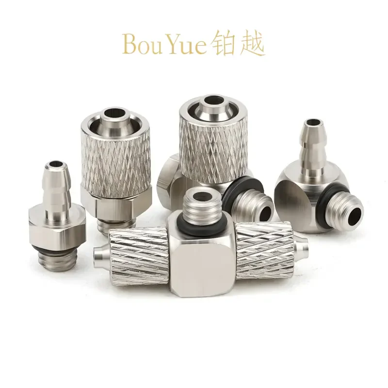 for MHC4-M5 MHL6-M6 Pneumatic Connector Miniature Quick Screw Elbow Straight Through Mini Pagoda Trachea Fitting