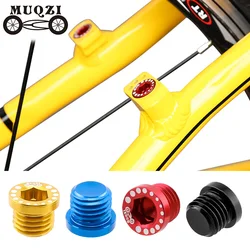 MUQZI 4pcs Bike V Brake Screw M10*1.25 Aluminum Alloy V Brake Bracket Mount Bolt For MTB Road Folding Fixed Gear Bicycle