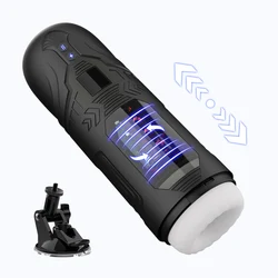 Automatic Male Masturbator Cup Telescopic Rotation Vagina Masturbation Sex Toys for Men Blowjob Mastubator Adults Supplies