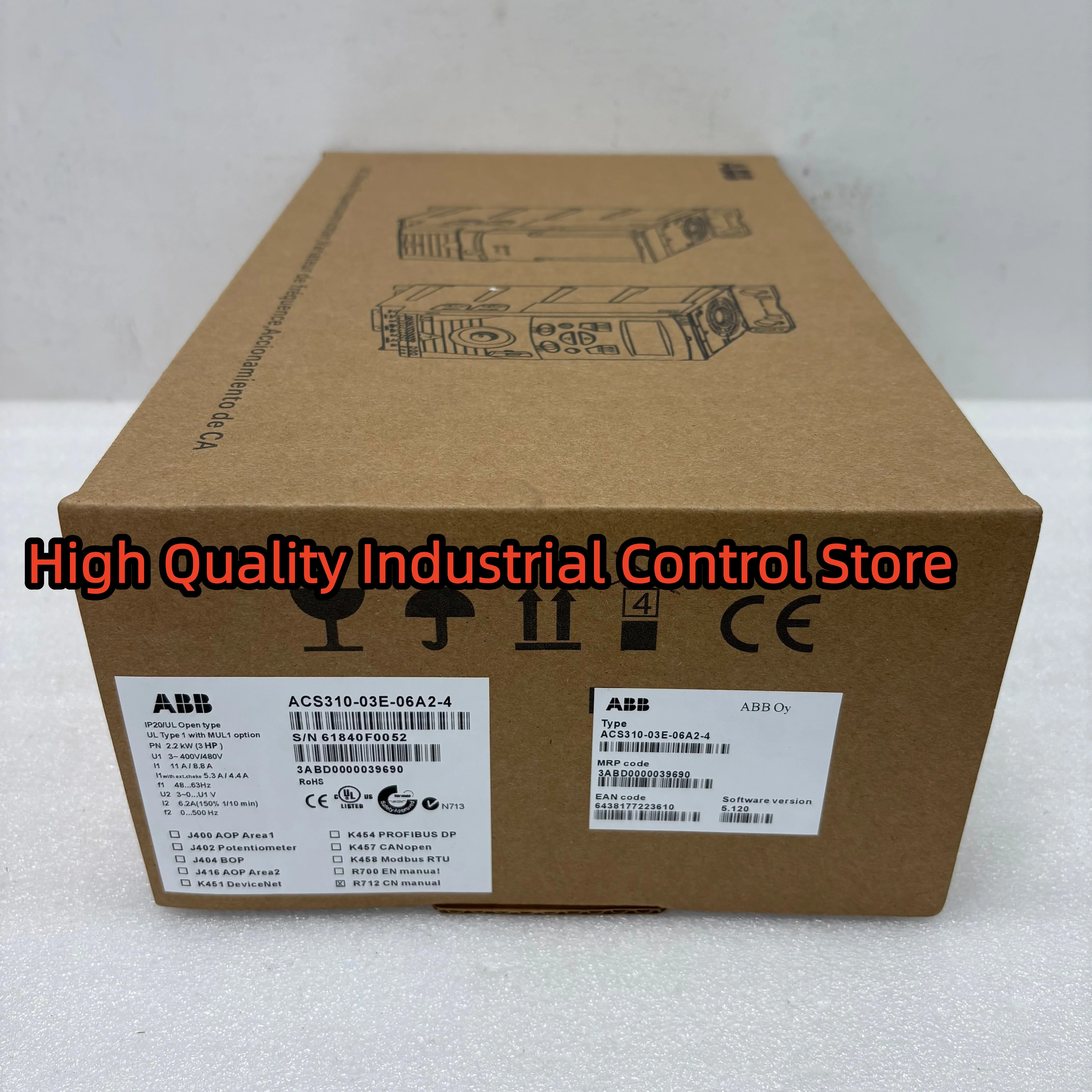 

Frequency converter ACS310-03E-06A2-4 ACS310-03E-09A7-4 brand new