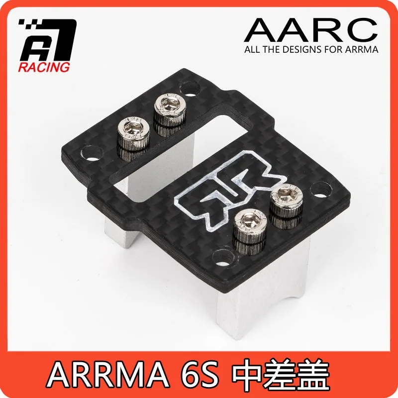 

Carbon Fibre Metal Center Differential Cover for ARRMA 6S Mojave/Typhon/Talion/Infraction/Felony/F1 V2 Rc Car Upgrade Parts