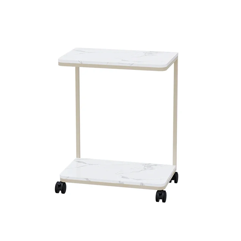 

Modern, Simple and Movable Home Living Room, Wheeled Rock Slab Sofa, Several Tables of University Dormitory