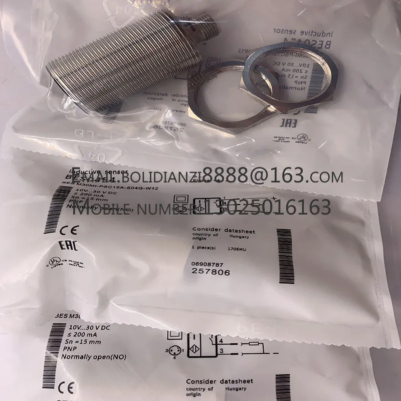 

The brand-new original sensor BES M30MI-PSC15A-S04G-W12 BES0454 warranty for one year in stock