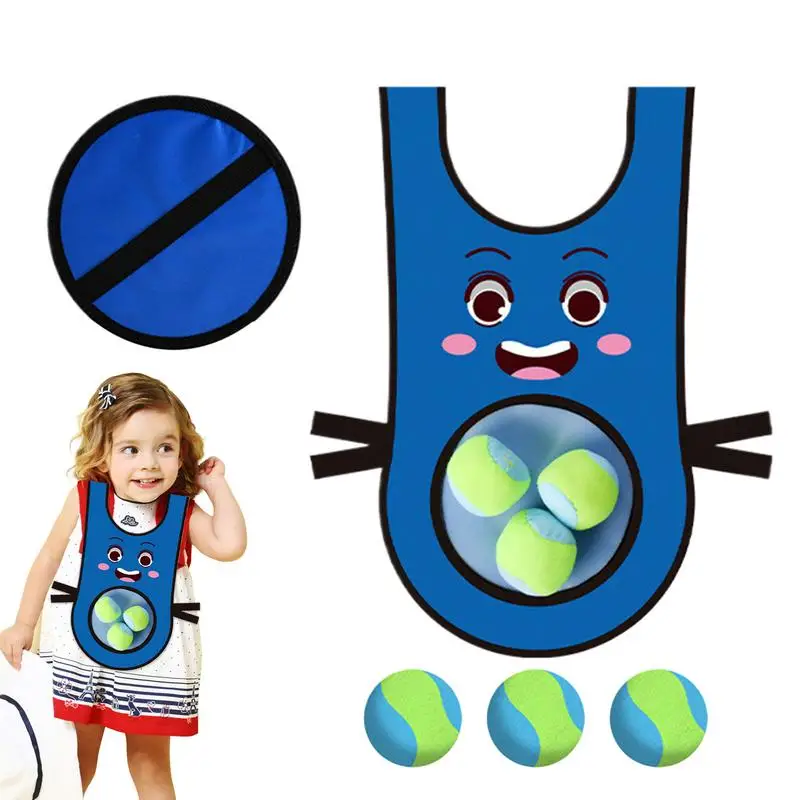 Sticky Target Ball Jersey Children Sticky Target Ball Breathable Multi-Functional Dodging Toy Set Playground Tossing Game