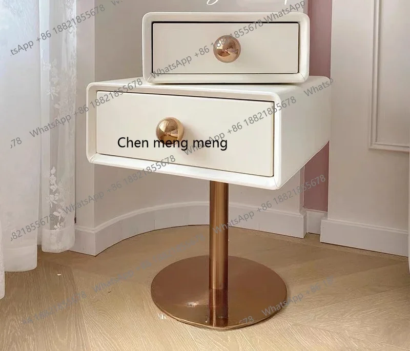 

Новое поступление, прикроватная тумбочка в кремовом стиле, скандинавский современный простой вращающийся прикроватный столик, персонализированный шкаф для хранения сахарных кубиков