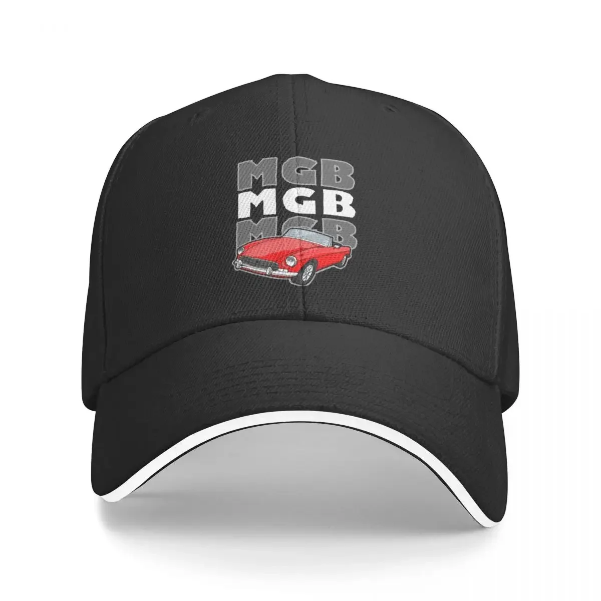 MG MGB - RED CONVERTIBLE Baseball Cap Trucker Cap Sun Cap Vintage Golf Mens Women's