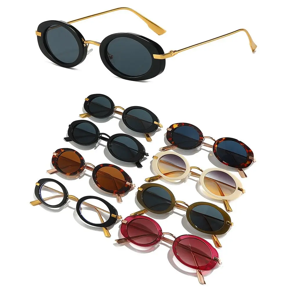 

Retro Oval Sunglasses Trendy Fashion UV Protection Small Frame Sunglasses Beachwear Driving Summer Shades for Women & Men