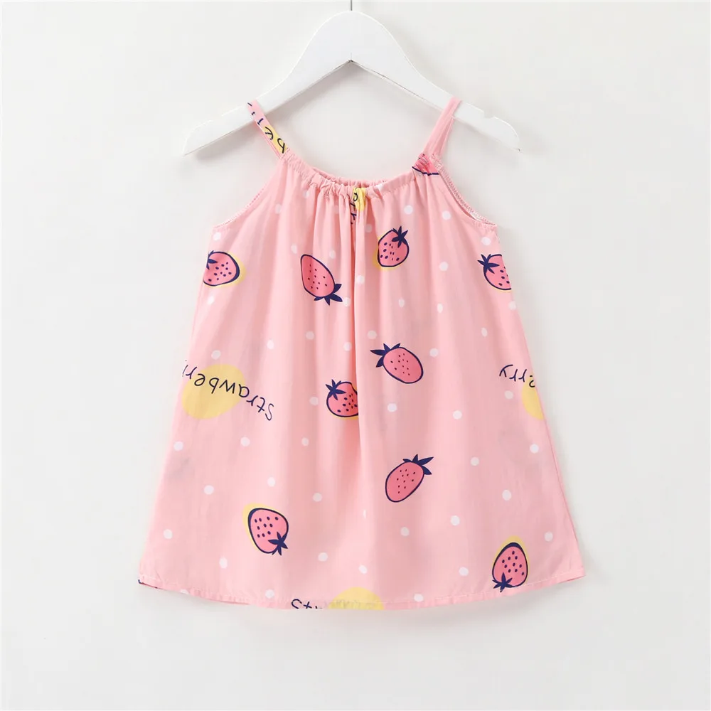 Baby Girls Dress Summer Kids Cute Sling Dresses Children Clothing Toddler Girl Casual Sleeveless Princess Dress