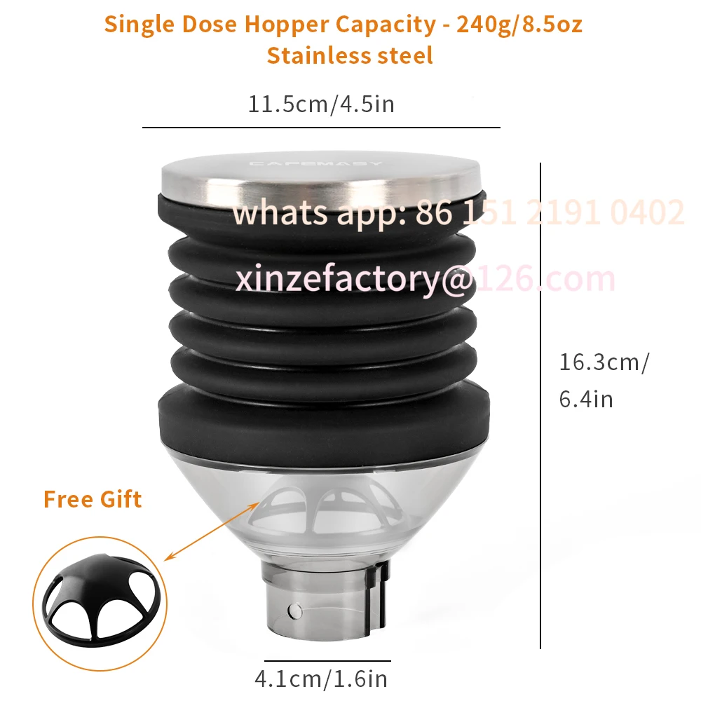 

Customizable Grinder Single Dose Hopper for Eureka Mignon Coffee Bean Bin Blowing Cleaning Tool Coffee Grinder Blow