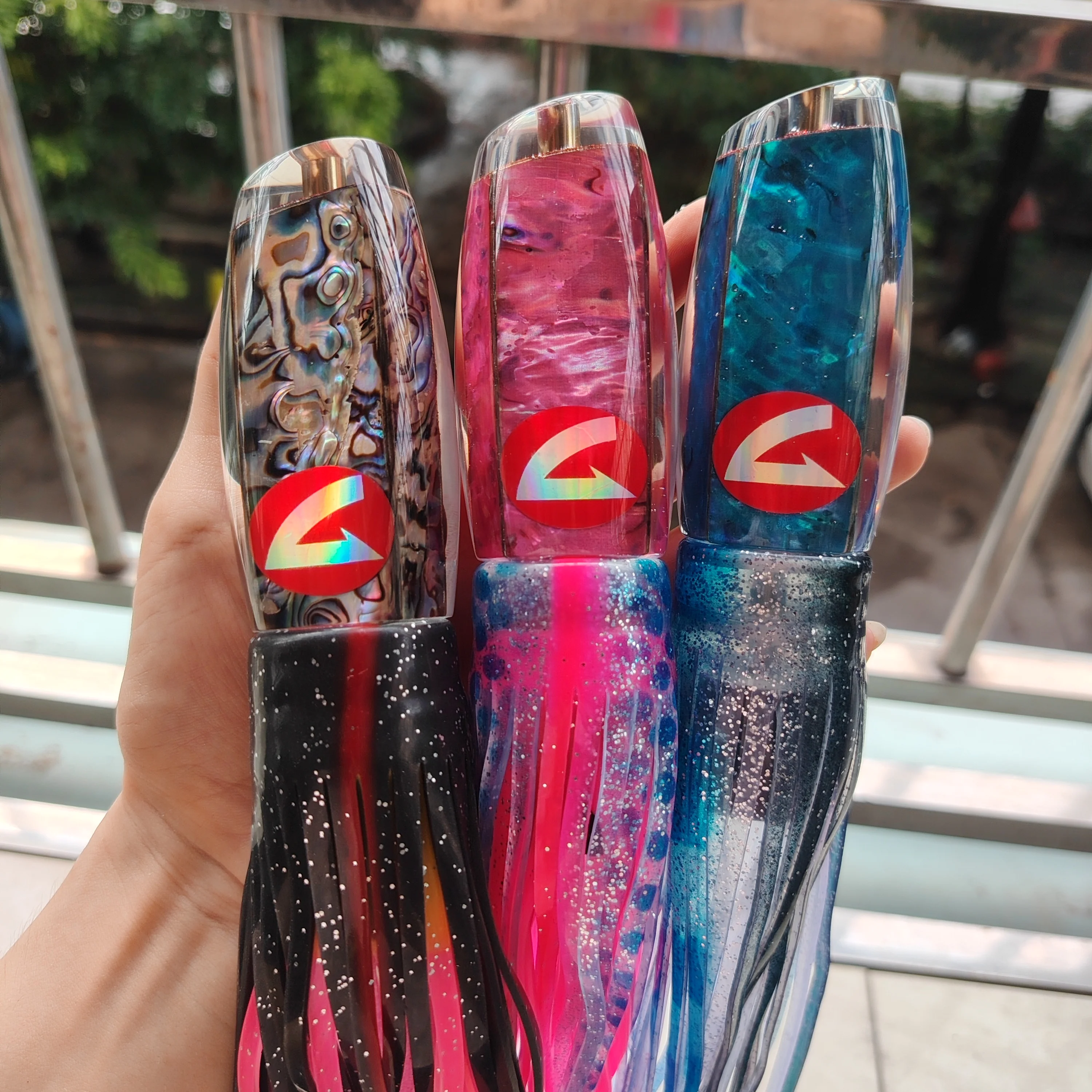 Оффшорные приманки для троллинга 32,5 см 272 г, приманка для большой игровой рыбалки Tuna Wahoo для Mahi Marlin Billfish, глубоководная лодка, морская рыбалка