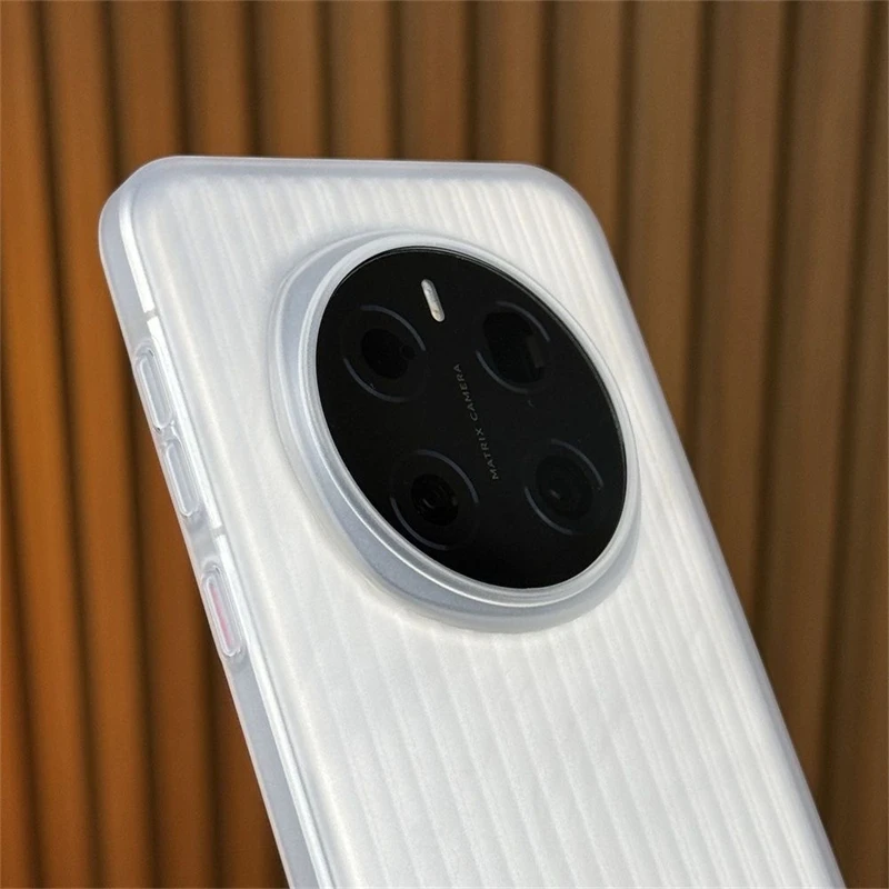 Case For Honor Magic 7 Pro 6 6Pro 5G Matte Clear Hard PP Silicone Cover For Magic7 7Pro Slim Thin Luggage Stripe Shell Bumper