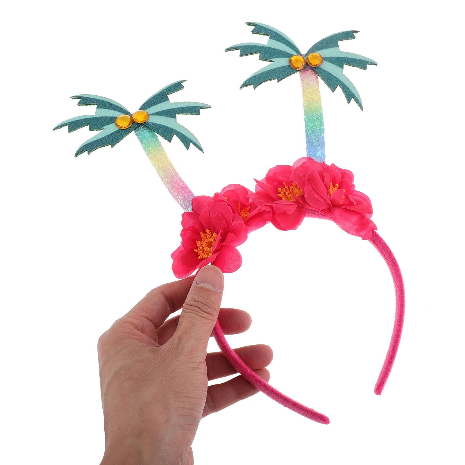 

Coconut Tree Costume For Women Men Hawaiian Beach Party Carnival Tropical Luau Costume Accessories Soft Lightweight