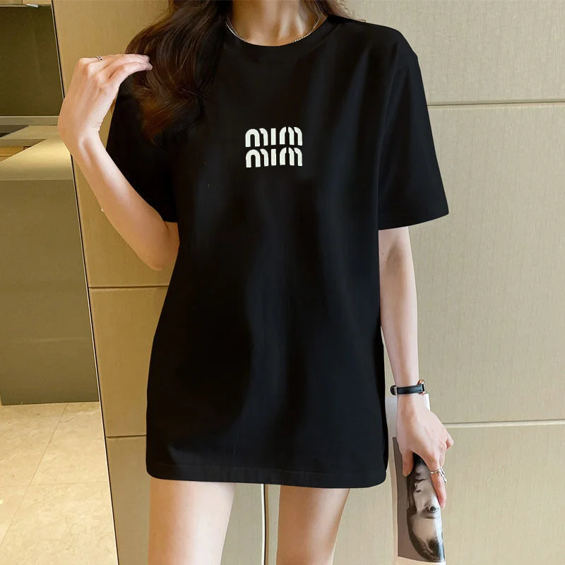 

Summer Luxury Short-sleeved T-shirt Girls Niche Ins Trendy Brand American Street Versatile Korean Version Trendy T-shirt Top