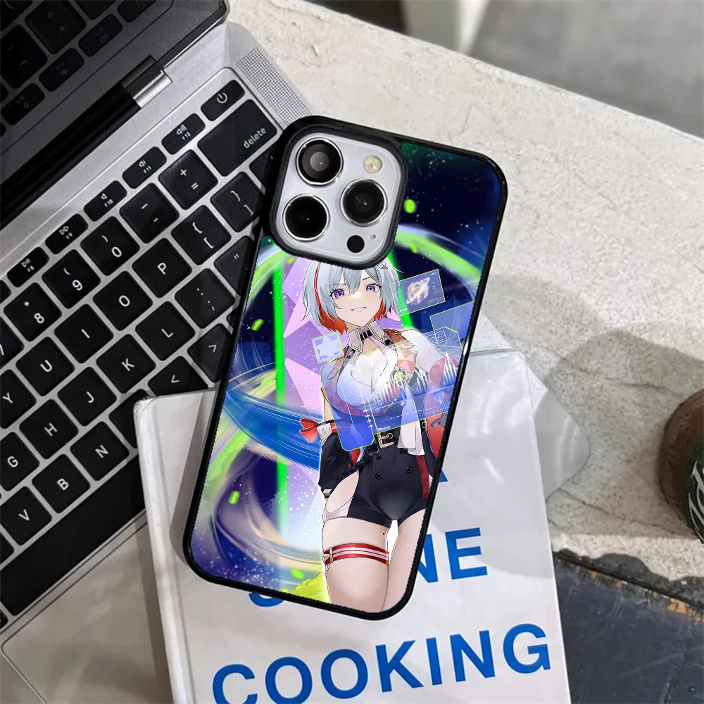 Anime Game Honkai Star Rail Topaz Phone Case Strong Magnetic For IPhone 15 14 13 Pro Max 11 12 Mini Alex Mirror For Magsafe