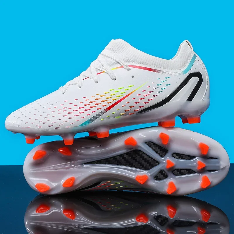 

Thickened Buffer Men Football Shoes Breathable Fabric Material Pressure Relief Outdoor Sports Running Sneakers