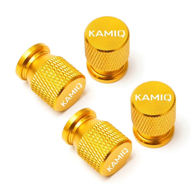 For Skoda Kamiq Twingo Car Wheel Tire Valve Caps Tyre Stem Covers Airdust Waterproof Accessories