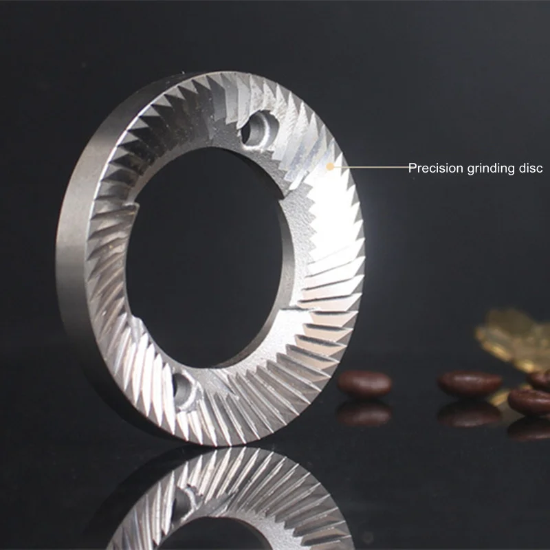 1 Pair Mill Stone Grind Burr Disc for LING DONG 018 019 Flat Burr 60mm Grind Burr Coffee Part 402 Stainless Steel