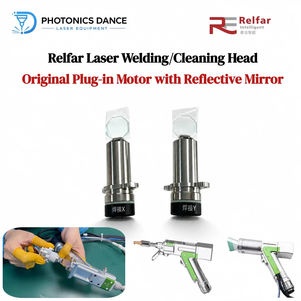 Relfar Original Plug-in X/Y Galvanometer Motor with Reflective Mirror for FWH20 FWH30 Laser Welding Cleaning Head Spare Parts