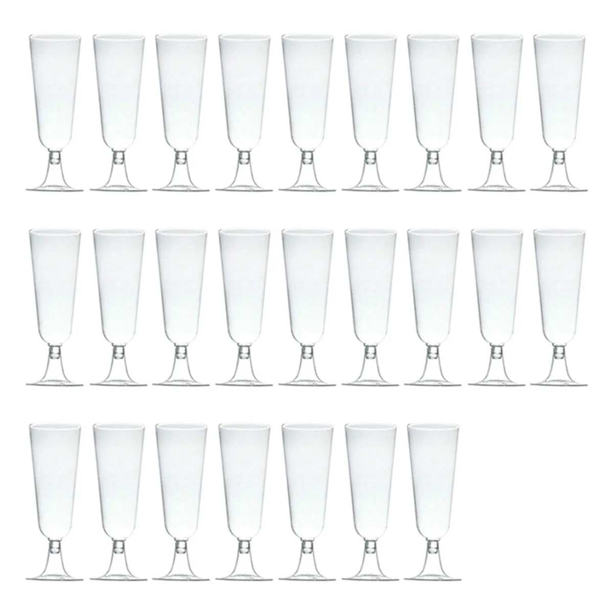 Disposable Hard Plastic Champagne Glass Red Wine Glass Champagne Cup Festival Tableware Wedding Supplies