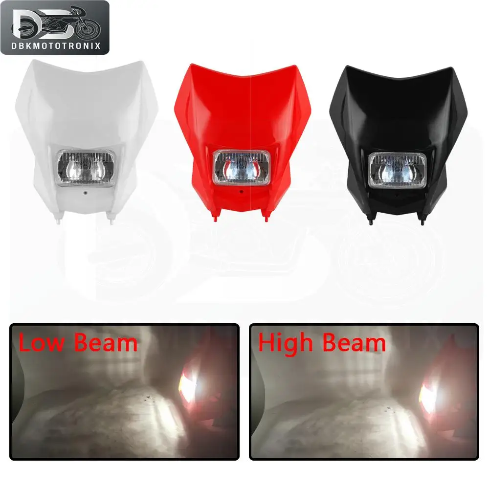 Carenado de faro delantero para moto de cross Honda CRF230F CRF230 CRF150F CRF 150F 230F Enduro, plásticos para faro delantero
