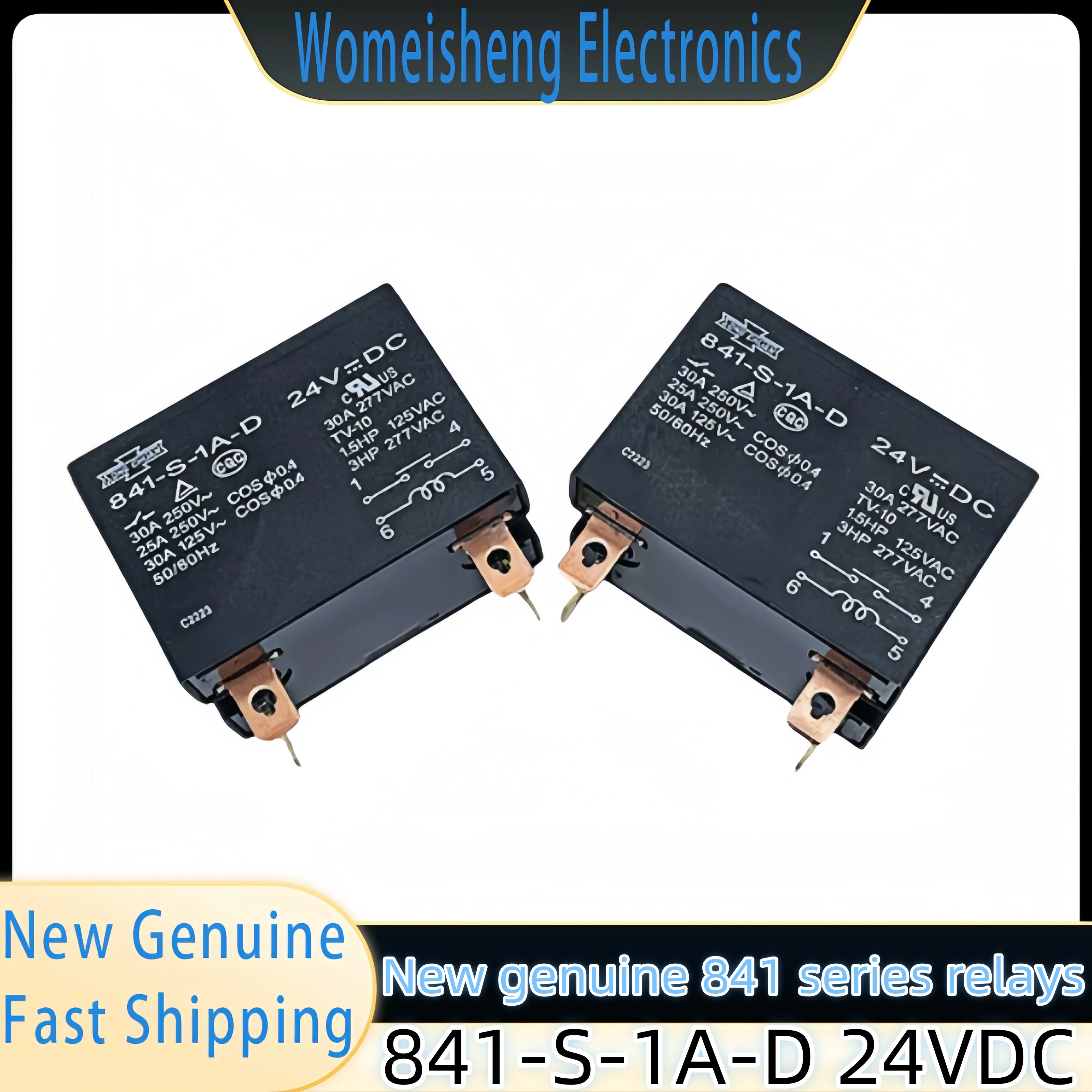 

NEW GENUINE 841-S-1A-D 24VDC POWER RELAY 1PCS