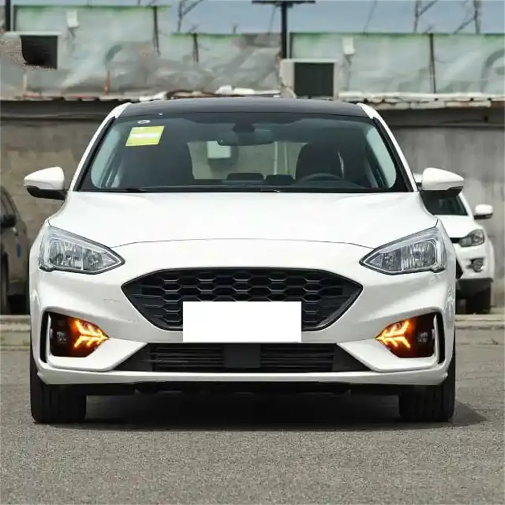 Auto-Accessoires Dagrijlicht Voor Ford Focus St-Line 2018 2019 Led Drl Mistlamp 12V Daglicht Mistlamp