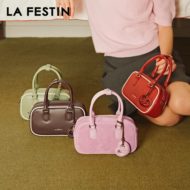 LA FESTIN oryginalna marka torba damska 2025 nowe torby na ramię modna torebka damska skórzana torba Crossbody luksusowe torby designerskie