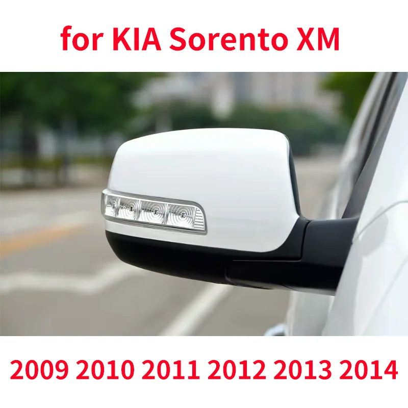 

for KIA Sorento XM 2009-2014 Car Left Right Auto Folding Heated Turn Signal Light 9 Wires Mirror Assembly