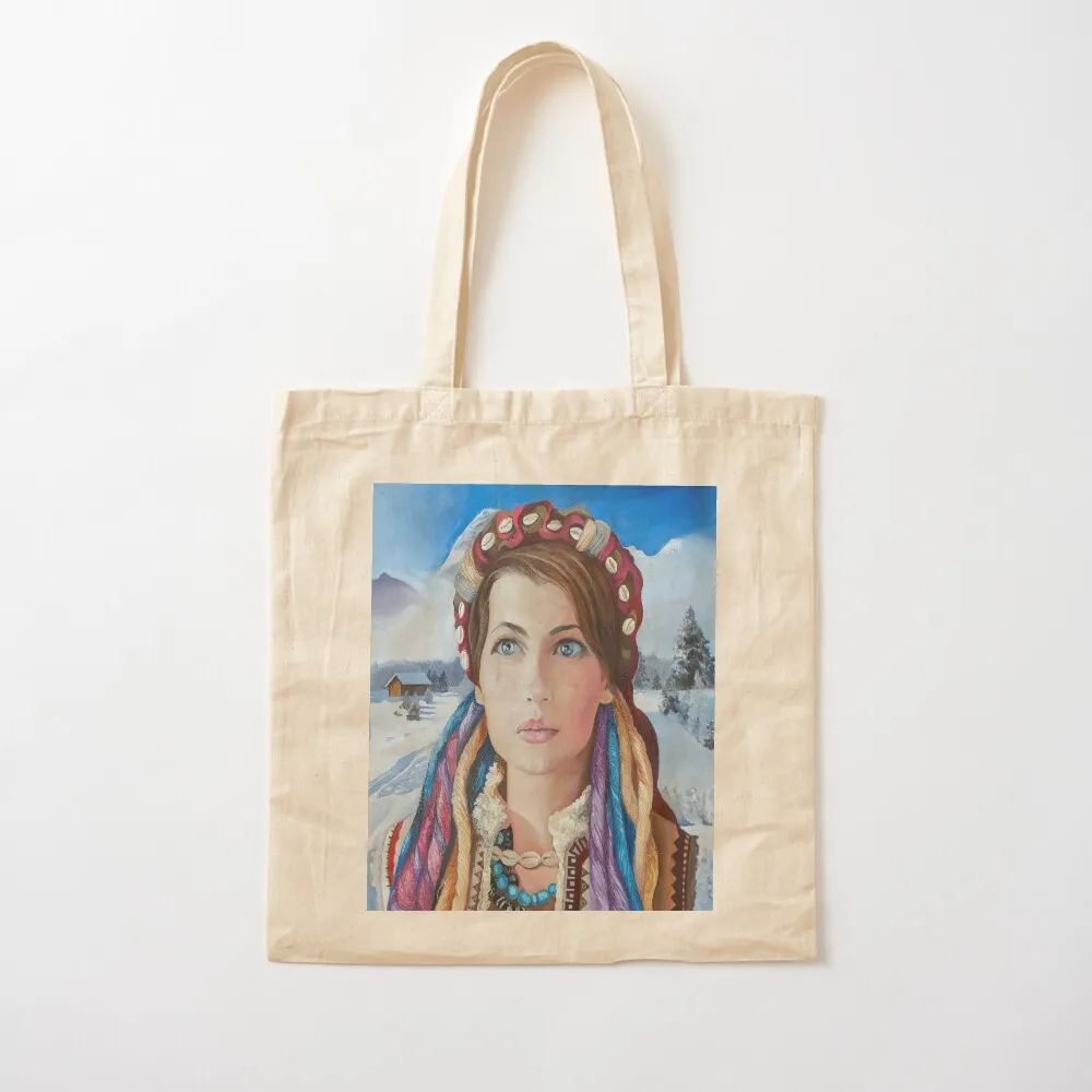 سيدة أوكرانيا حمل حقيبة حقائب النساء الفاخرة حقيبة صديقة للبيئة قابلة للطي حقيبة نسائية أكياس عربة التسوق