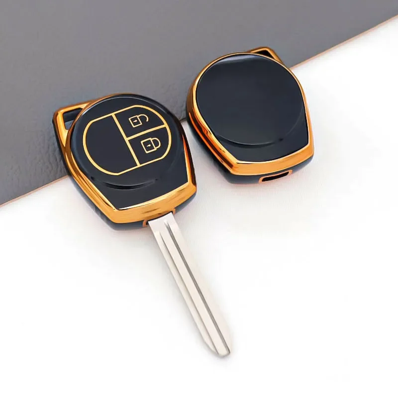 2 Buttons Car Key Cover Case Remote Key Shell Fob Holder Protector Fit For SUZUKI SWIFT SX4 ALTO VITARA IGNIS JIMNY Splash