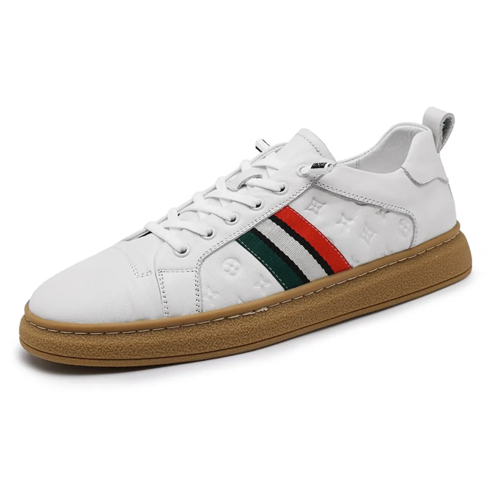 

2026High Quality Men Genuine Leather Casual Shoes Spring Autumn