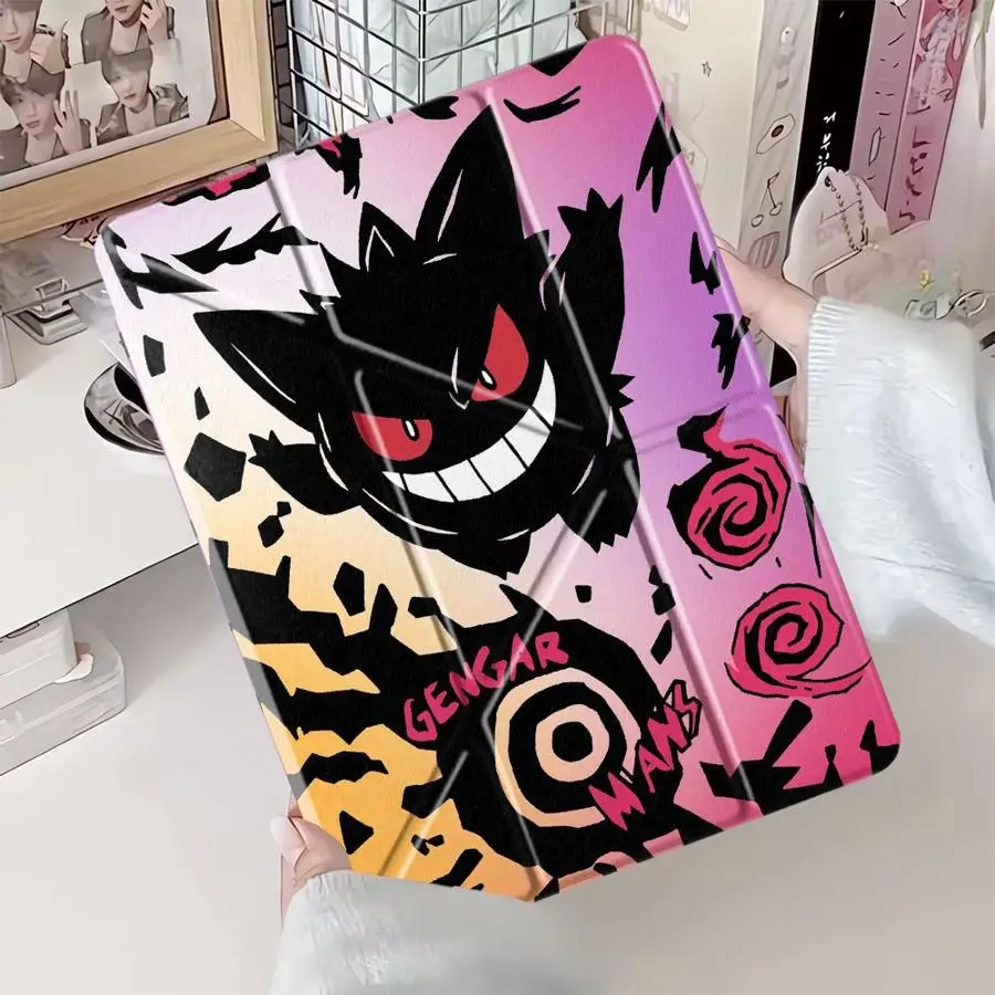 

Tablet Case For iPad Air 4 5 M3 M2 1 2 M4 11inch Pro 2025 Pro 11th 10th 9th 8th 7th 12.9inch Mini 6 7 Holder Cover Gengar