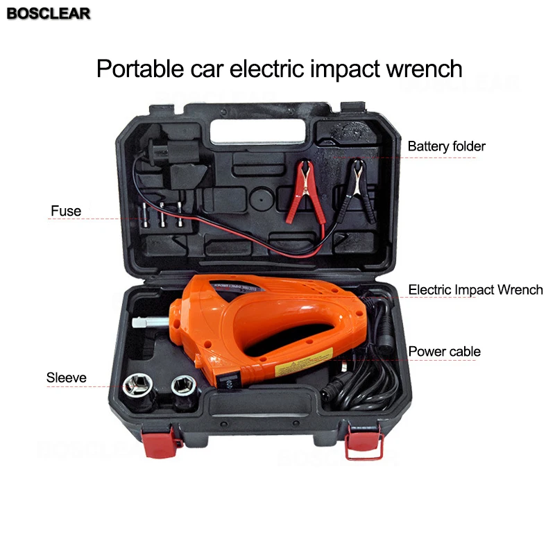 Electric Impact Wrench For Car Tires portable vehicles SUV electric jackhammer motor electric wrench tools box professional