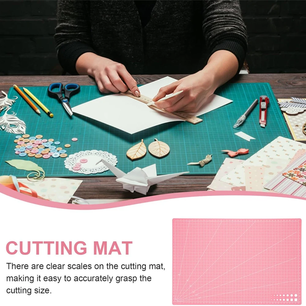 1PC Handicraft Cutting Mat Reusable Cutting Mat Paper Crafts Cutting Board DIY Crafting Cutting Pad 21*14.5CM