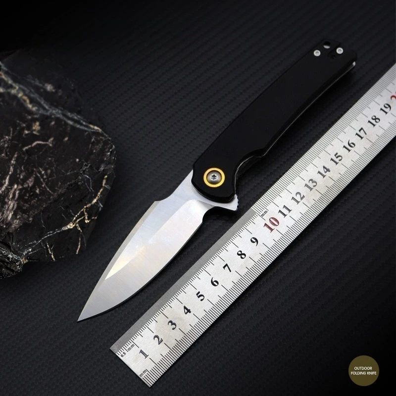 New Product High-quality G10 Folding All-steel Handle Outdoor Camping  Portable and Practical Fruit Knife EDC Tools