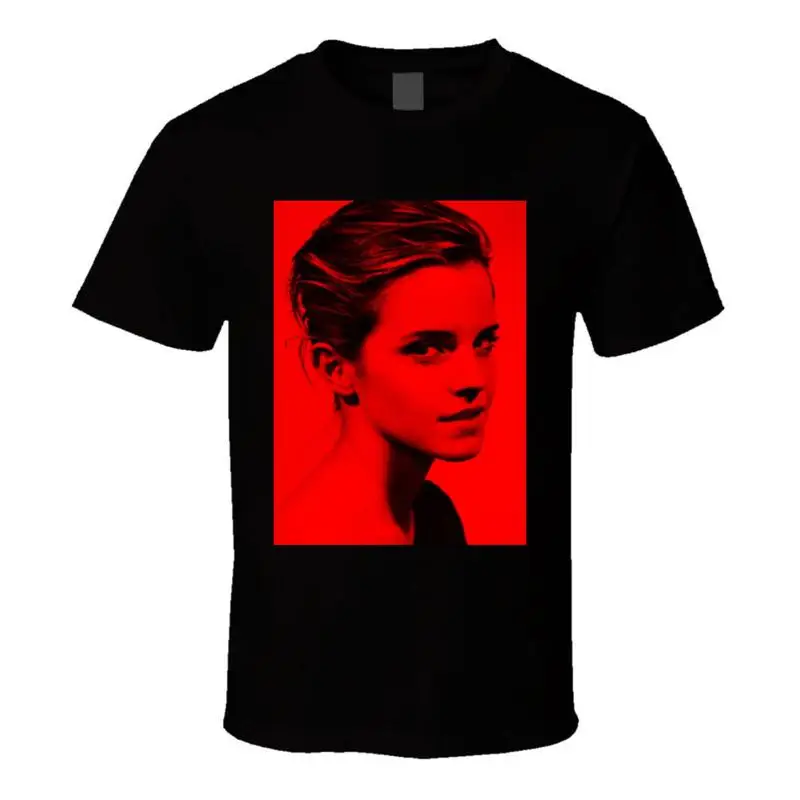 إيما واتسون المشاهير الظلام أزياء 8 تي شيرت L Celebslover