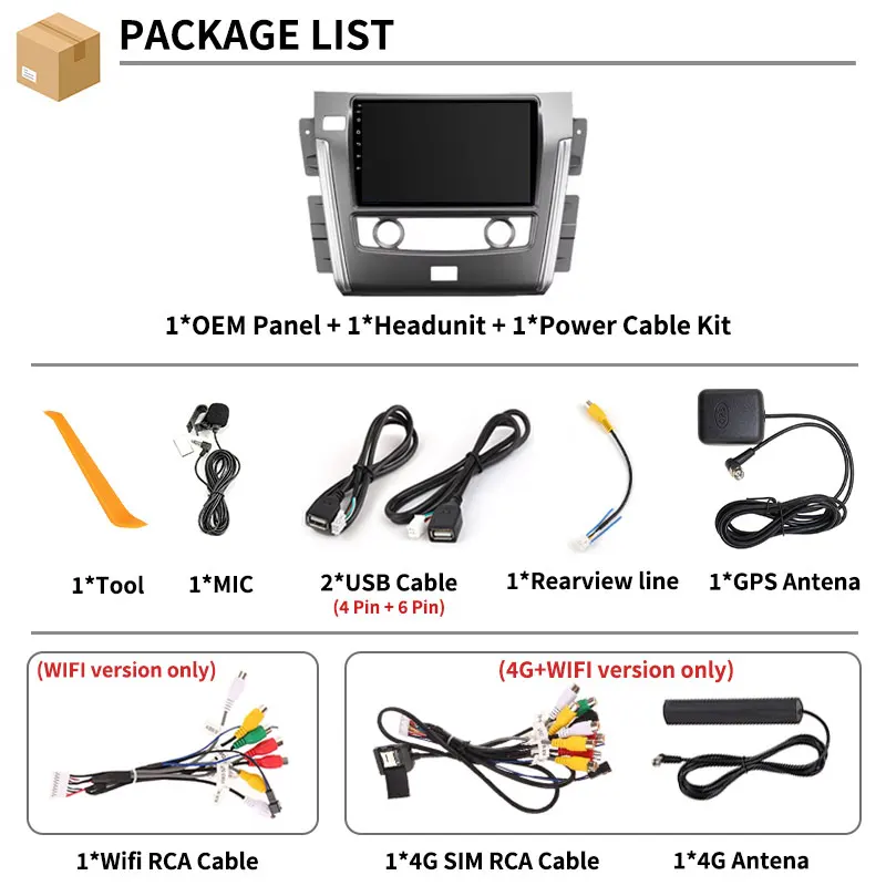 Android 16 Car Radio For Nissan Patrol 6 Y62 2010 - 2020 Wireless Carplay Android Auto DSP 4G LTE 2din GPS 5G Wifi BT Multimedia
