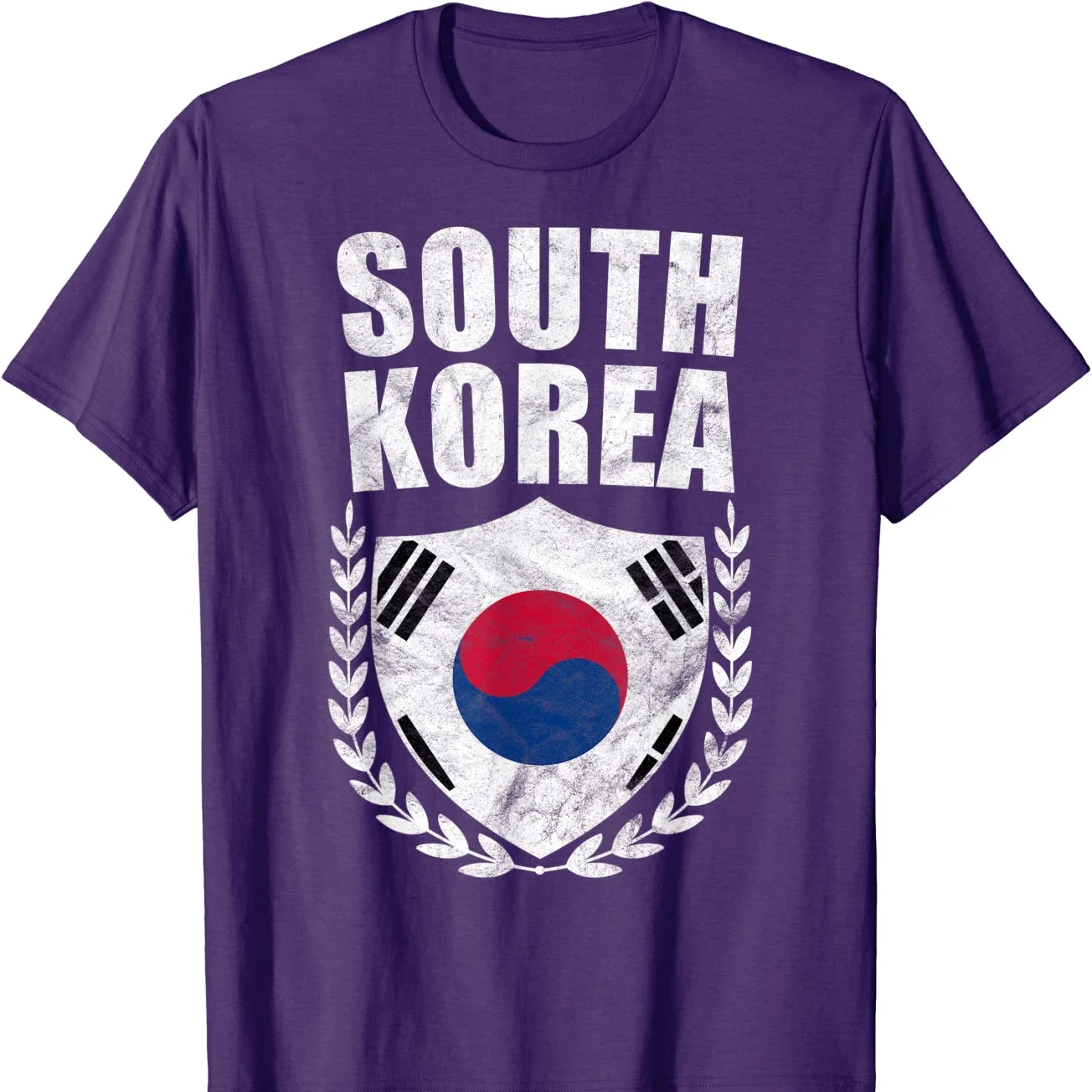 South Korea Flag T Shirt New 100% Cotton Short Sleeve O-Neck Casual T-shirts Loose Top Harajuku Streetwear Size S-3XL