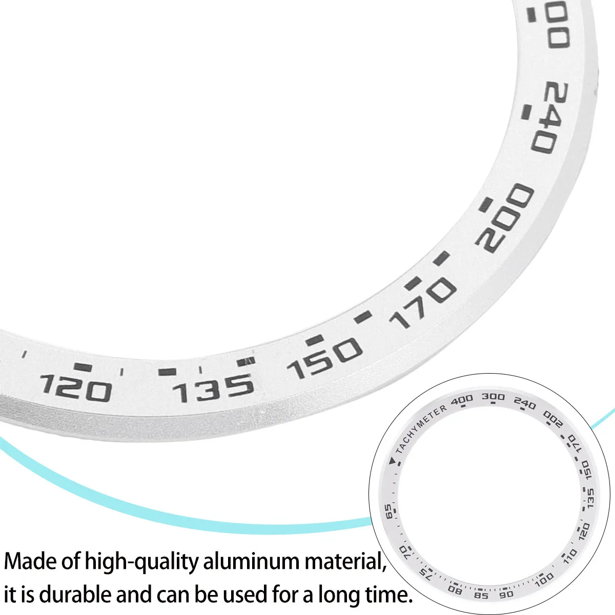 

47Mm Metal Watch Bezel Ring for Smartwatch Protective Dust Damage Resistant Elegant Classy Look Easy Install Remove Custom