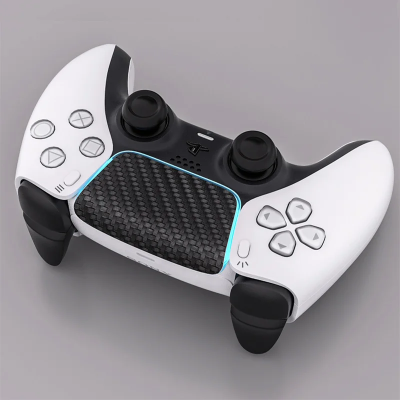 2 Pack Thin Stickers for PS5 Controller Touchpad Protective Scratch-proof Durable Gamepad Sticker for Playstation 5 Touchpad
