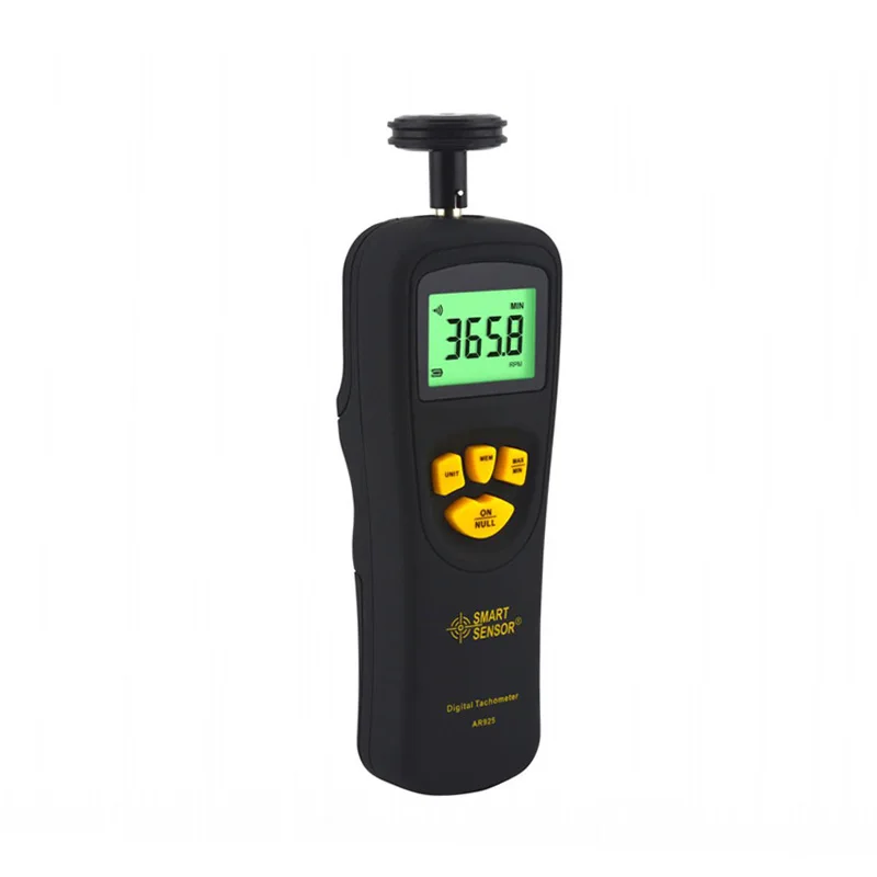 

0.5~19999 RPM AR925 Contact Digital Tachometer Rotation Meter with LCD Backlight Display Speed