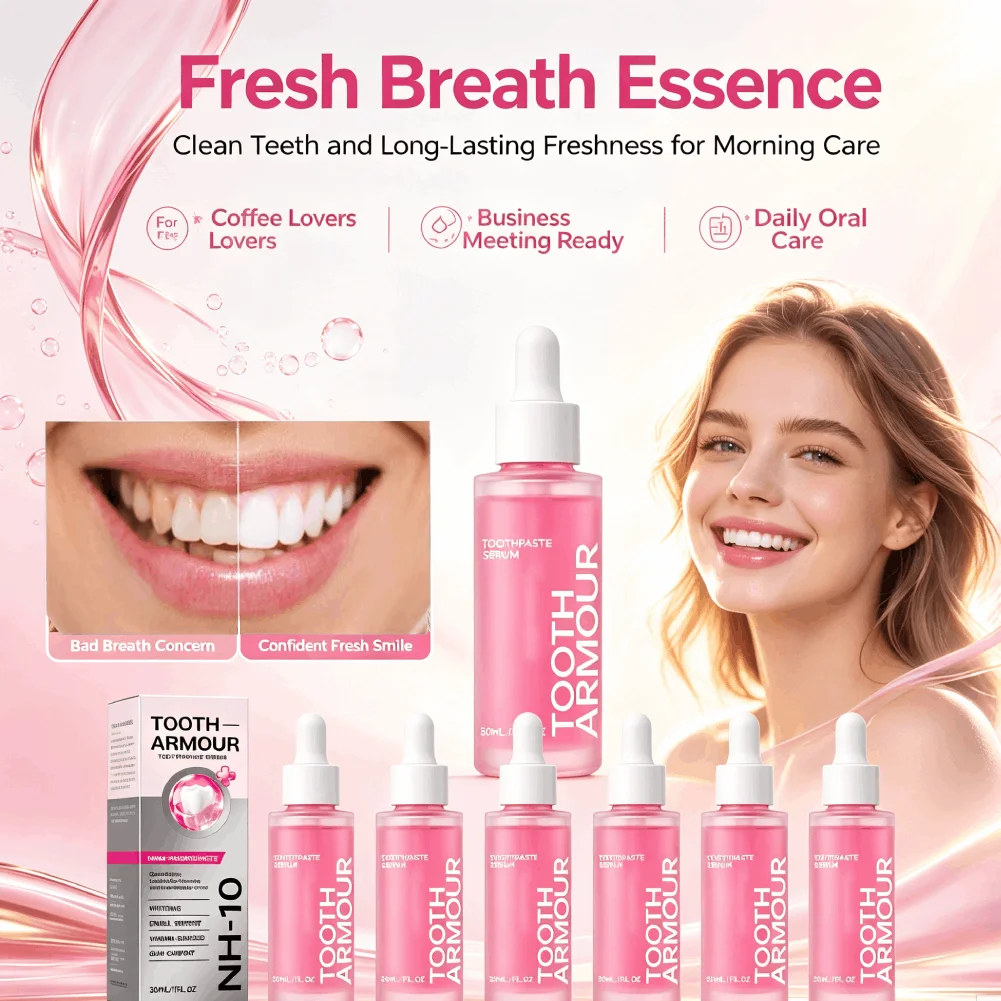 Nicotinamide Tooth Whitening Essence Gently Cleans Tooth Enamel, Removes Tooth Stains Sustains Fresh Oral Care